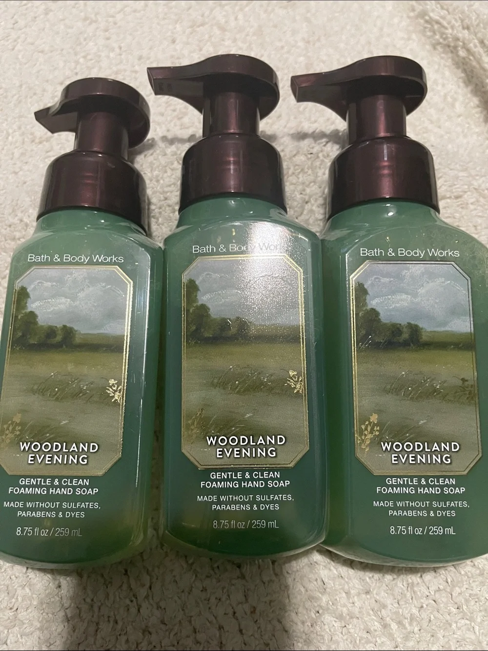 NEW- Bath & Body Works. 3 Woodland Evening